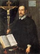 Justus Sustermans Portrait of Canon Pandolfo Ricasoli oil painting